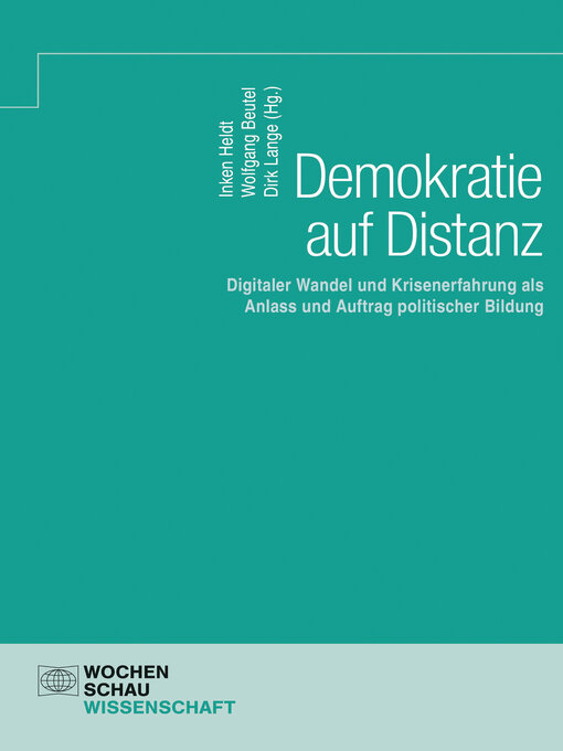 Title details for Demokratie auf Distanz by Inken Heldt - Available